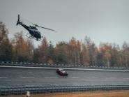 W16 Mistral² World Record Car stellte mit 453,91 km/h einen neuen Höchstgeschwindigkeits-Weltrekord für offene Fahrzeuge auf